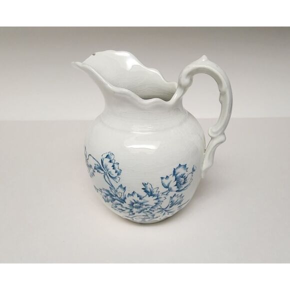 Warranted England Antique 1940s 5pc Pitcher/ Basin Wash Set Super Rare Find - Picture 8 of 16